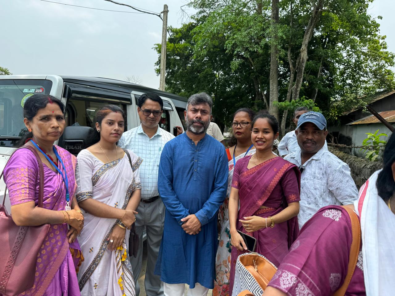 Inauguration of a newly constructed School Gate  at 155 No. Cinnamara Primary School, Jorhat by Hon’ble MLA Shri Rupjyoti Kurmi