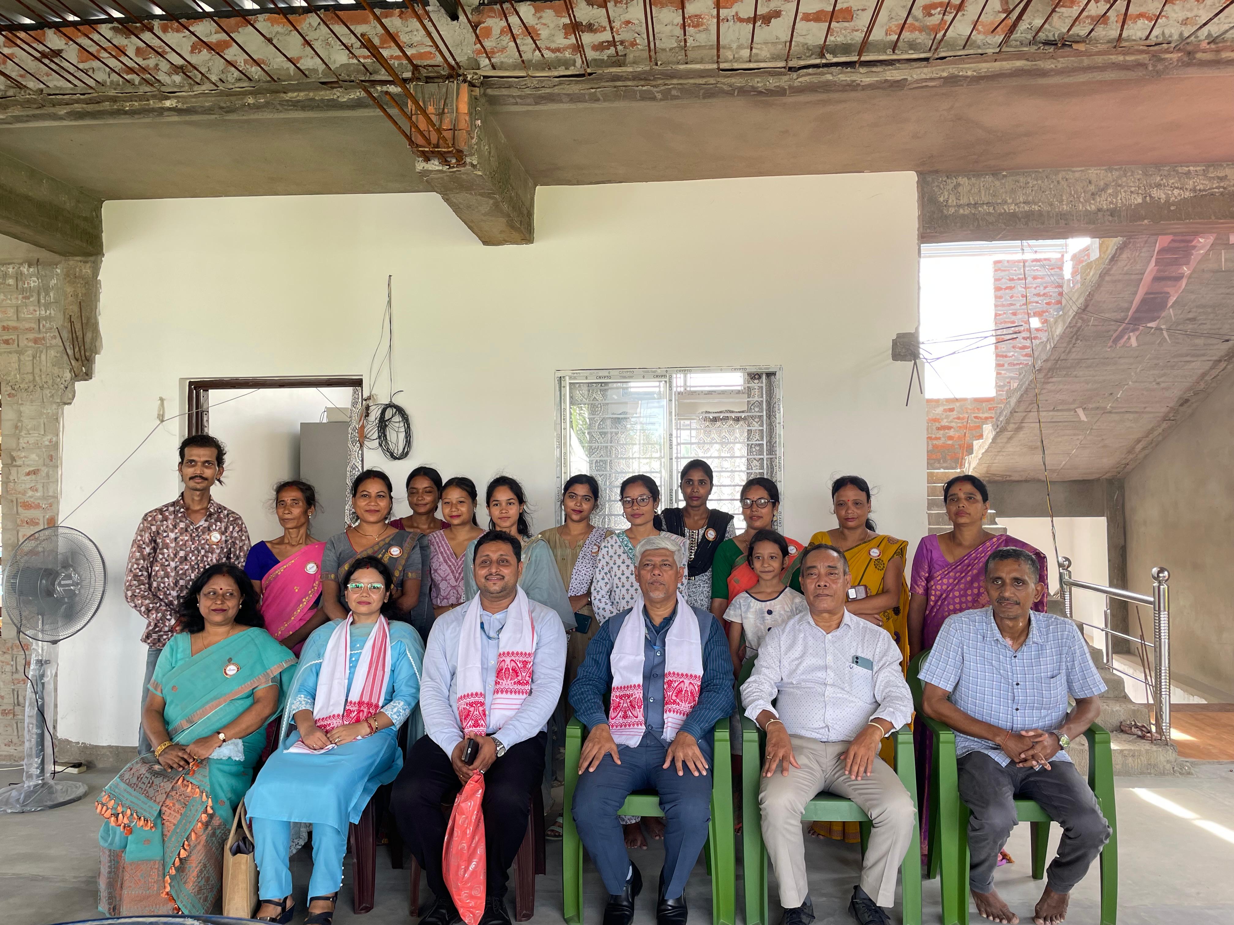 Bank team visited the Jorhat office to discuss CSR initiatives.