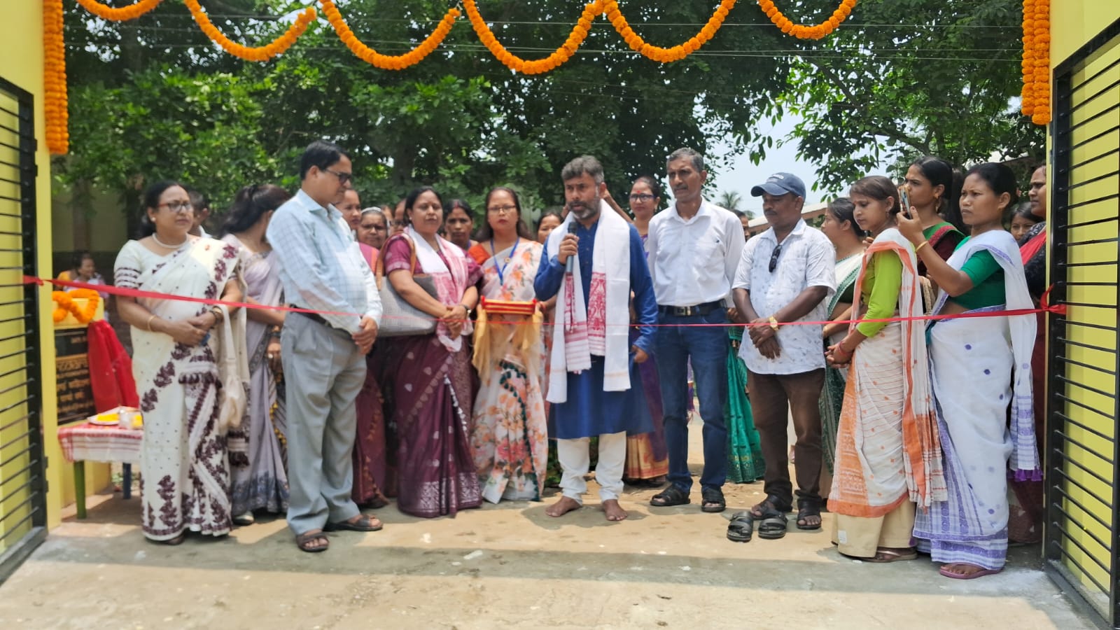 Inauguration of a newly constructed School Gate  at 155 No. Cinnamara Primary School, Jorhat by Hon’ble MLA Shri Rupjyoti Kurmi